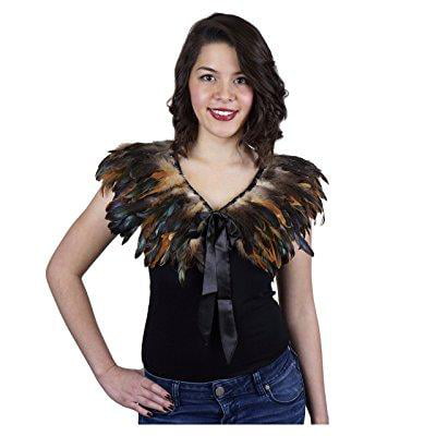 zucker feather products rooster coque feather cape