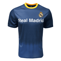 Icon Sports Real Madrid CF Soccer Jersey Navy/Gold Officially Licensed