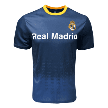 Icon Sports Real Madrid CF Soccer Jersey Navy/Gold Officially Licensed
