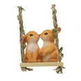 thumbnail image 3 of Swing Animal Garden Estatua colgante de escultura de resina Estatua de conejo, 3 of 8