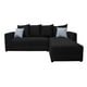 thumbnail image 1 of Sala Esquinera Modular El Bazar Store Samso Negro 240 x 180 cm, Tela Lino nacional, 1 of 4