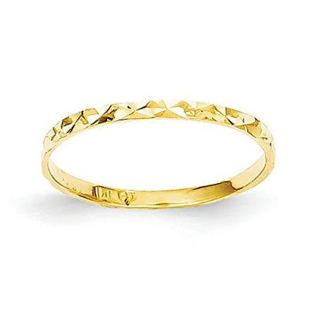 Baby and Children 14K Yellow Gold Band Ring