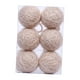 thumbnail image 2 of 6 bolas navideñas de espuma envueltas en hilo con cuerda para colgar, adornos para el hogar, para aniversarios y interiores. Champán, 2 of 8