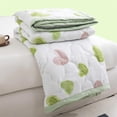 thumbnail image 4 of Linnome Washable Printed Summer Quilt Soft Skin Friendly Breathable Air Conditioning Quilt for Home Use 59x39.4 Inch Multicolor#04, 4 of 6
