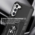 thumbnail image 5 of Allytechgroup for Samsung Galaxy A55 Case with Stand, [Built-in Kickstand] Support Magnetic Car Phone Mount Military Grade Drop Protection Phone Case for Samsung Galaxy A55, Black, 5 of 10