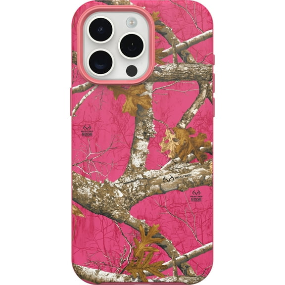 OtterBox Vue  Series Case for MagSafe for Apple iPhone 15 Pro Max - RealTree Flamingo Pink