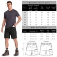 thumbnail image 2 of TACVASEN Men's Summer Outdoor 10" Shorts Quick Dry Water Resistant Lightweight Cargo Shorts With 5 Pockets For Golf Hiking Sports Work Casual , Black, Size 40, 2 of 6