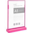 thumbnail image 1 of DYZD T en Forme de Double Face Table Debout Vertical Signe Titulaire Cadre Photo Cadre Menu Fram (Rose Rouge, 2pcs), 1 of 5
