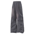 thumbnail image 4 of hlysgo Mens Baggy Cargo Pants Trendy Casual Parachute Pant Loose Fit Harem Joggers Streetwear with Pockets Dark Gray,4xL, 4 of 6