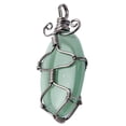 thumbnail image 1 of Colgante de Labradorita en Alambre Colgante de Lágrima de Piedras Naturales Collar Colgante de para Mujeres Niñas Reg Verde Yinane Colgantes de cristal sinuoso, 1 of 8
