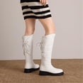 thumbnail image 5 of Women Boots Winter Flat Thick Knee-High Warm Knight Snow Boot, 5 of 8