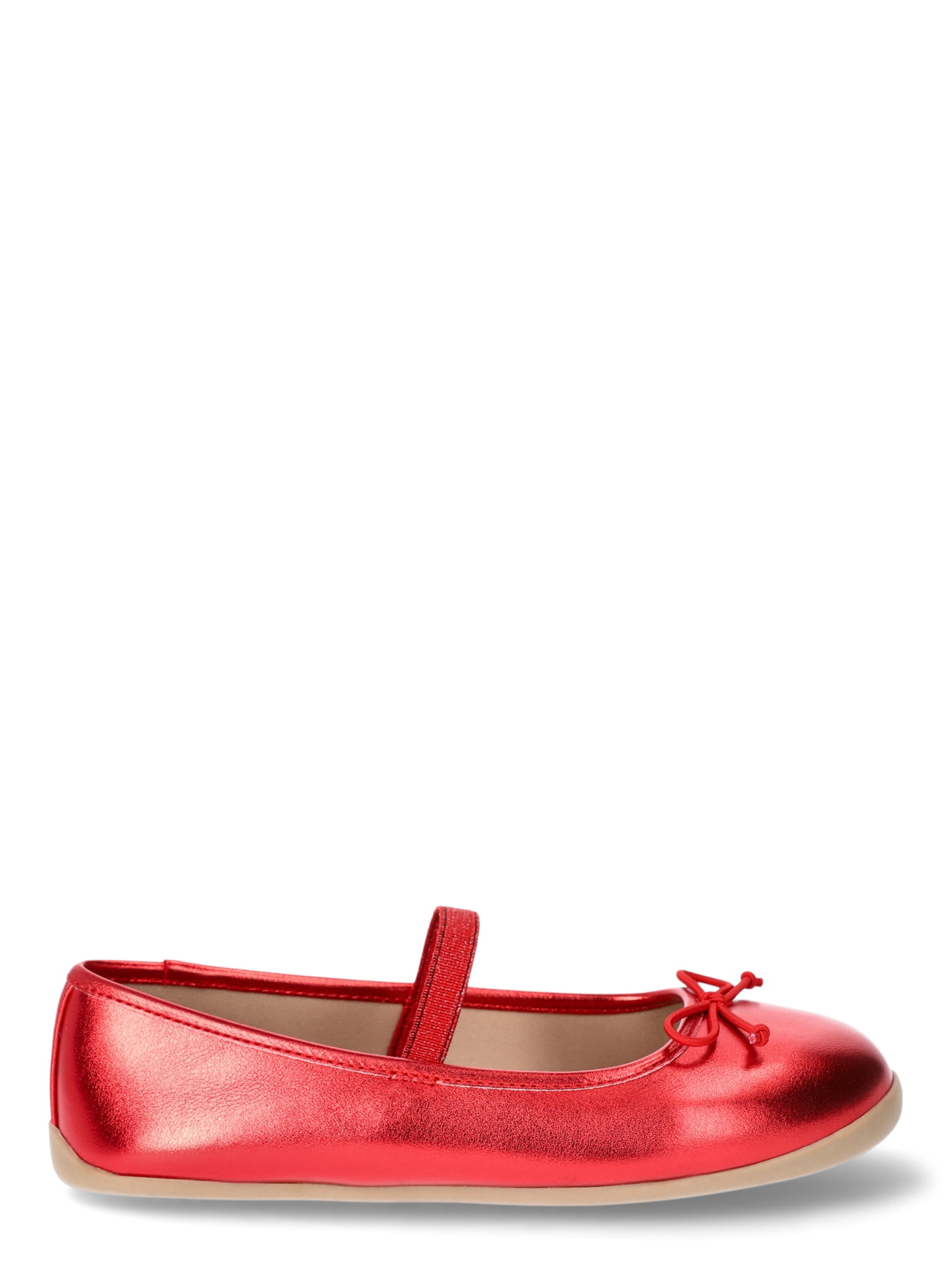 Wonder Nation Girls Bow Ballet Flats