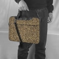thumbnail image 5 of Lsque Leopard Print Pattern Laptop Bag – Portable & Slim Single-Shoulder Computer Case with Adjustable Strap, Protective, Lightweight for 13”/14”/15.6” Laptops, 5 of 8