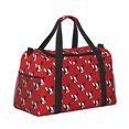 thumbnail image 2 of Disketp Bulldog Red Bolsa de Viaje Tipo Duffle, Bolso de Mano para Fin de Semana para Mujer, Bolsa de Gimnasio Ligera para Hombre, Esencial para Viajes, 2 of 7