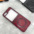 thumbnail image 5 of Magnetic Case Leather Phone Case For Samsung Galaxy Z Flip 5, 5 of 5