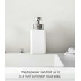 thumbnail image 6 of Yamazaki Home Foaming Soap Dispenser, White, ABS Plastic, 12.2 fluid oz., 360 milliliters, No Assembly, 6 of 7