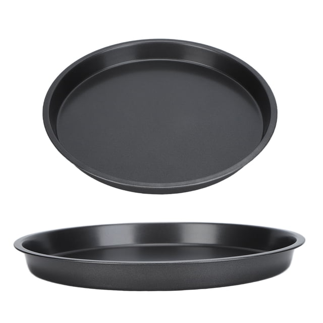 Bandeja para pizza, 2 piezas, antiadherente, para panadería, diseño a prueba de futuro