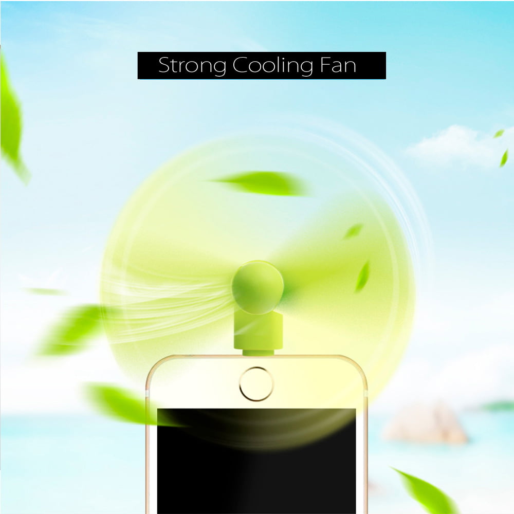 Cool Ventola per Cellulari OTG p.e Samsung S8 S9 Plus/HTC U11 / 10 / Evo/LG G5 & G6 MyGadget Mini Ventilatore per USB Tipo C Smartphone Fan Rosa 