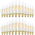 thumbnail image 1 of Bombillas LED para candelabro GoBright, regulables, 4 W, 460 lm, 2700 K, E12, 24 unidades, 1 of 7