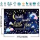 thumbnail image 5 of Twinkle Twinkle Little Star - Fondo para fiesta de revelación de género, para niño o niña, para fotografía, pancarta de nube rosa y azul, con purpurina, para cumpleaños de bebé, 5 of 5