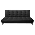thumbnail image 1 of Sofa Cama Reclinable El Bazar Store Zeus Gris Oxford Terciopelo Futon 3 posiciones Abotonado Sala, 1 of 6