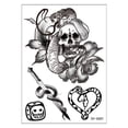 thumbnail image 1 of Fiudx Pegatina Mamba, Floral Durade, Tatuaje Temporal Resistente y Agua y Al Sudor, Adhesión para La Piel de Larga Duración, Accesorio de Moda, Ideal para Fiestas, Instrucciones de Aplicación Sencill, 1 of 2