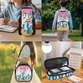 thumbnail image 3 of Yuyamidu Baseball Backpack & Lunchbox Set Girls Bookbag and Lunch Box Age 8-10 Ice Cream Book Bags with Pencil Bag Pencil Case Water Bottle Sling Bag 4 in 1 Middle Schoolbag for Kids, 3 of 8