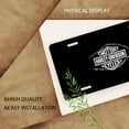 thumbnail image 3 of License Plate, Harley Davidson Logo Decorative Front,Personalized Stainless Steel License Plate Cover For Men Women,12.2" X 6.2", 3 of 7
