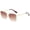 Gradient tea, variant on Womens Fashion Sunglasses Half Metal Frame Two Tone UV400