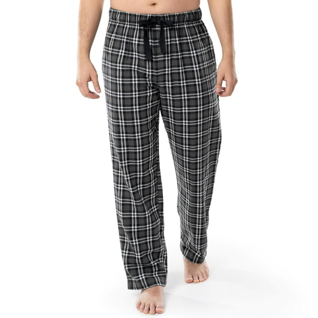 Pantalón de pijama Fruit of The Loom, tejido en franela gris