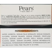 PEARS Soap, Face & Body Soap, Amber Value Pack - Pure & Gentle Transparent Bar Soap, Moisturizing Glycerin Soap with Natural Oils for Pampered, Glowing Skin, 3 Soap Bars, 13.2 Oz