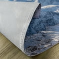 thumbnail image 5 of Ambesonne Nature Place Mats Set of 4, Wild Untrodden Nature, Standard Size, White and Blue, 5 of 6