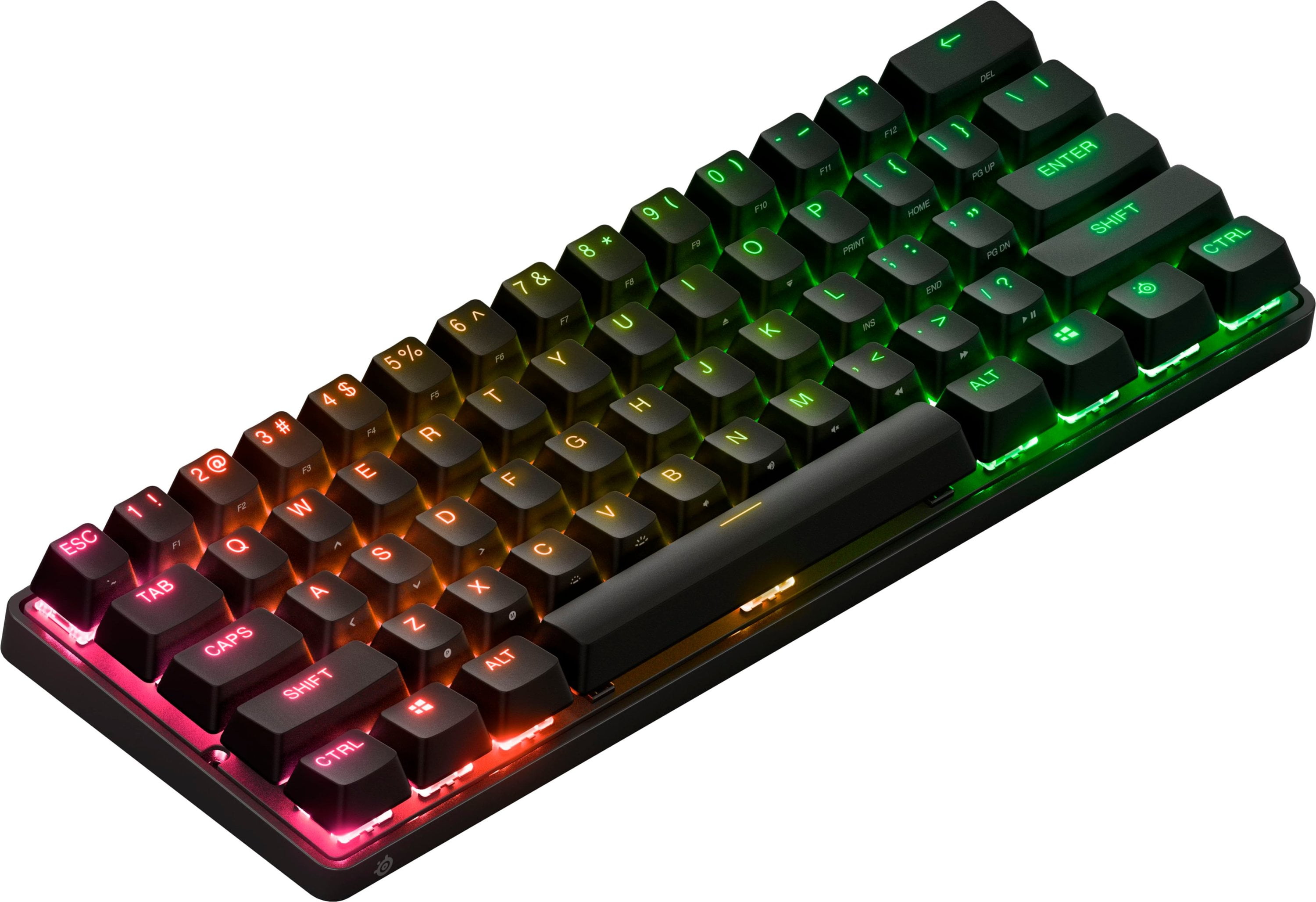 SteelSeries Apex Pro Mini 60% Wireless Mechanical OmniPoint Adjustable  Actuation Switch Gaming Keyboard with RGB Backlighting, Black