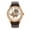 White/Rose Gold/Brown, variant on Heritor HERHR8304 Automatic Sanford Semi-Skeleton Leather Band Watch for Men, Rose Gold & Brown