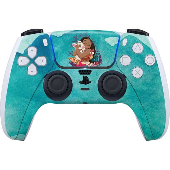 Skinit Disney Princess Moana with Pua and Heihei PS5 Controller Skin