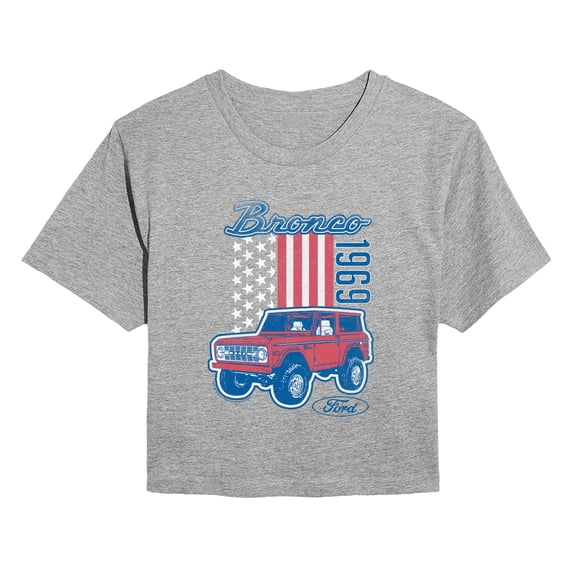 Ford - American Bronco 1969 Cropped Graphic T-Shirt