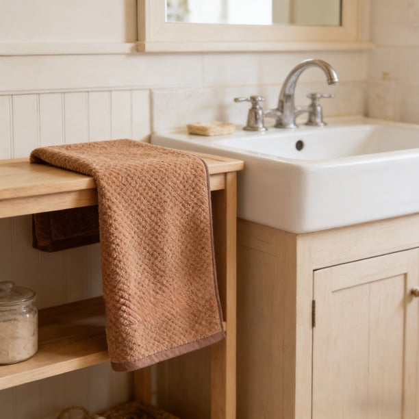Toalla de baño ultrasuave y absorbente – Secado rápido con tejido de gofre para baño, hotel o spa – Secado rápido, transpirable, lavable a máquina