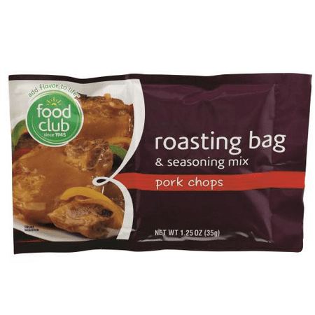 Roasting Bag and seasoning mix, pork chops