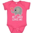 thumbnail image 3 of Inktastic My Oma Loves Me Grandchild Boys or Girls Baby Bodysuit, 3 of 5
