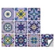 thumbnail image 3 of Azulejo de pared Vinilo Flor Etiqueta de la pared Mural Calcomanía para azulejos Etiqueta autoadhesiva impermeable para azulejos, MZ-2-136, Mediana Inevent HA002473-109, 3 of 6
