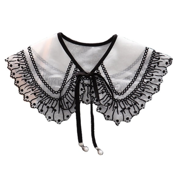 1pc Ribbon Design Small Shoulder Cape Stole Lovely Shoulder Shawl Decoration