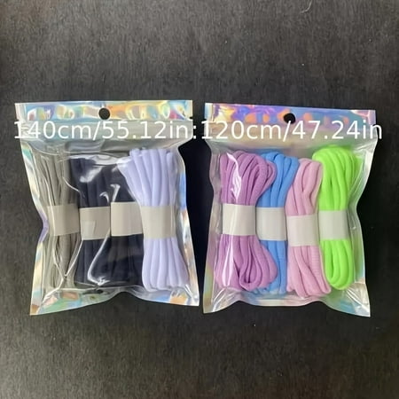GYTY 8pcs Classic Durable Shoelaces  Assorted Color  For Sneakers Shoes Decoration