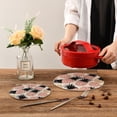 thumbnail image 7 of Coolnut Pineapple Pot Holders Trivets Set 2Pcs, Potholders for Kitchens, Pure Cotton Thread Weave Trivets for Hot Dishes/Pot/Bowl/Teapot/Hot Pot Holders Home Decor Gifts, 7 of 7
