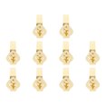 thumbnail image 4 of 10 Pcs Pinces à Nappe Style Feuille Multifonctionnelles Antidérapantes Durables en Acier Inoxydable pour Café Restaurant, 4 of 8