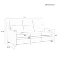 thumbnail image 3 of Triple-Motor Reclining Sofa 77" Genuine Leather Power Zero-Wall Reclining Couch with Powered Adjustable Headrest, Powered Adjustable Lumbar, Extendable Footrest, USB&USB-C Port, 3 of 9