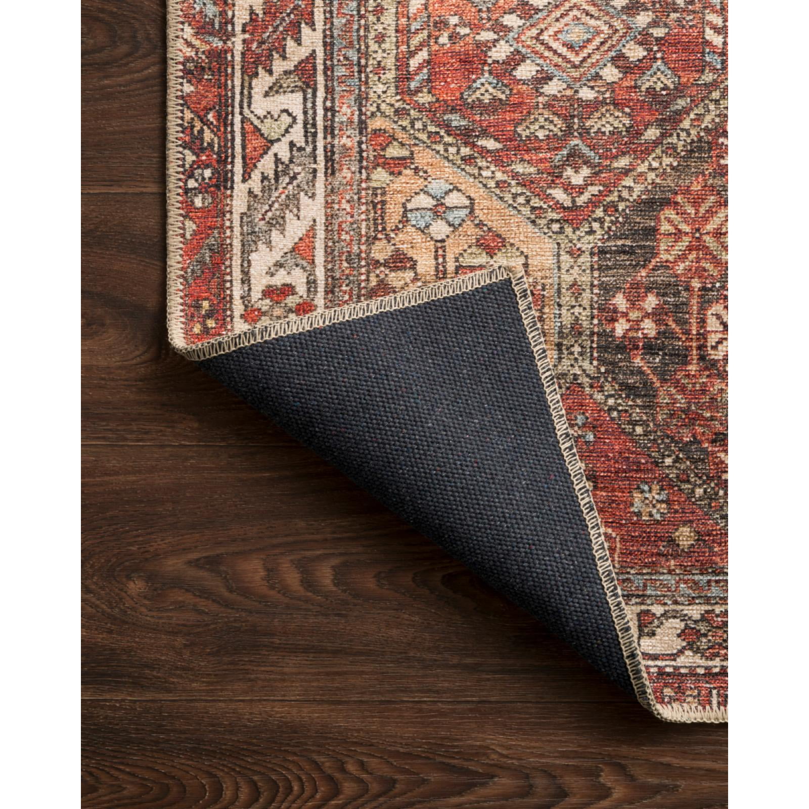 Loloi II Loren Collection LQ-16 Spice / Multi Oriental Area Rug 5'-0" x 7'-6"