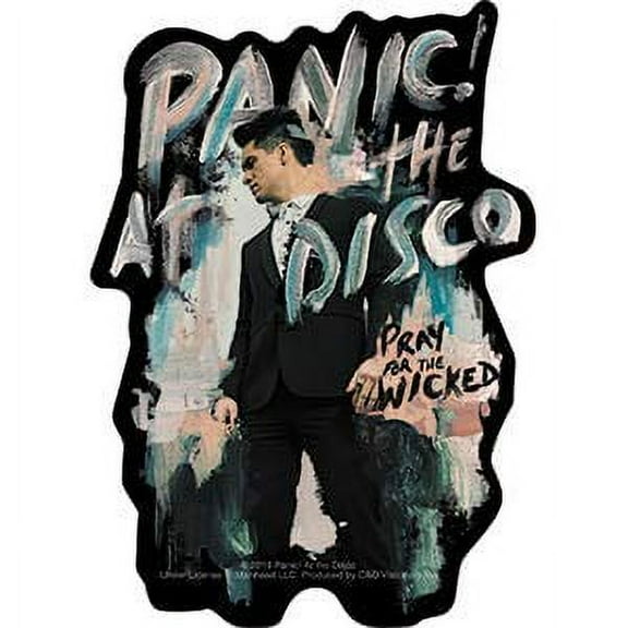 Panic! At The Disco City, Pray For The Wicked - Artwork Vinyl - Decal STICKER - 3.8" X 5.4"