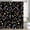 Black 2, variant on Black Floral Shower Curtain,Boho Vintage Dark Flower Botanical Bath Curtain,Cute Farmhouse Cottagecore Wildflower Waterproof Fabric Bathroom Decor, 72X72IN