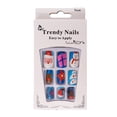 thumbnail image 1 of 24 Piece Christmas Wearable Snowflake Reindeer Santa False Nail Halloween Box Set（3ml）, 1 of 3