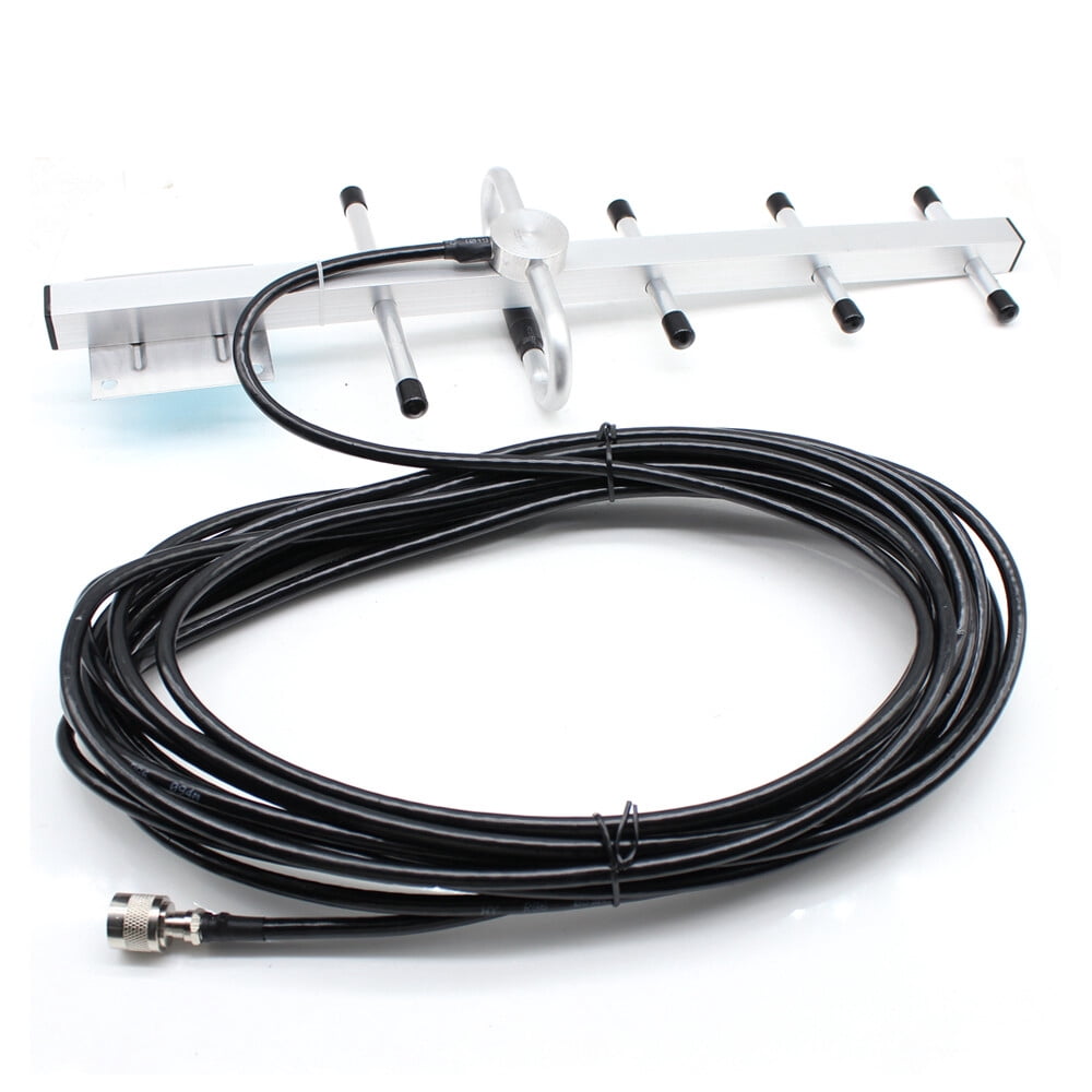 GSM 900MHZ Mobile Phone Signal Amplifier Repeater Cell Phone Signal Booster, Home Cell Phone Booster Network Booster +Yagi Antenna